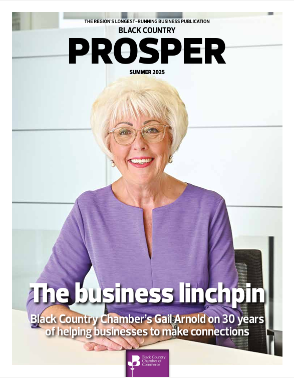 Head of premium membership Gail Arnold on the front cover of prosper summer 2025